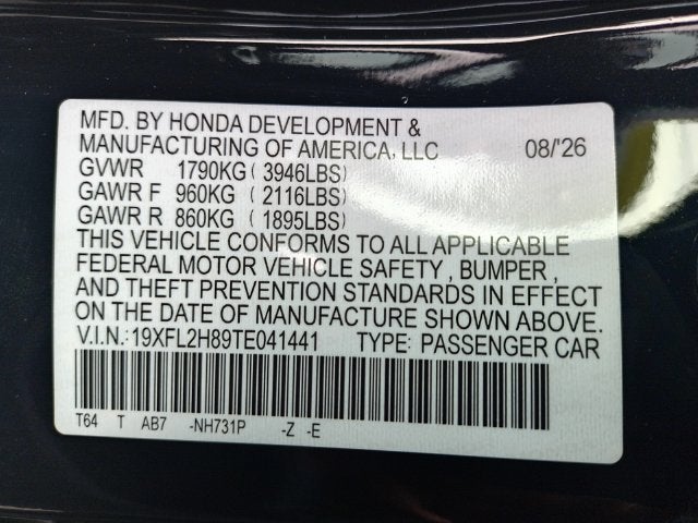 2026 Honda Civic Hatchback Sport