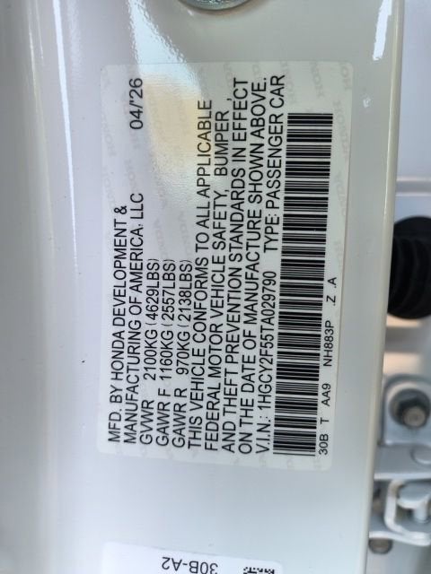 2026 Honda Accord Hybrid Sport