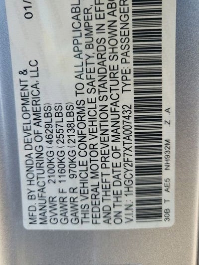 2026 Honda Accord Hybrid Sport-L