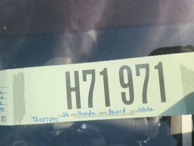 2026 Honda Accord Hybrid Touring