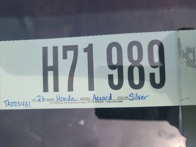 2026 Honda Accord Hybrid Touring