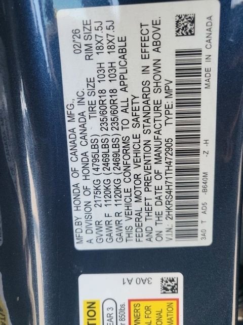 2026 Honda CR-V EX-L