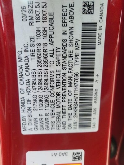 2026 Honda CR-V EX-L