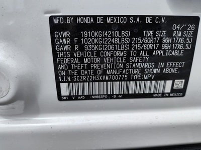 2027 Honda HR-V LX