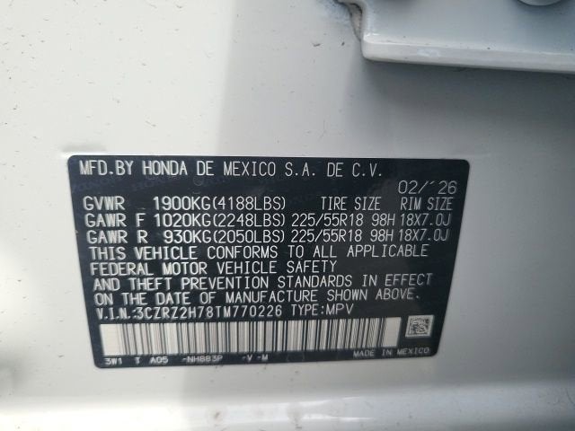 2026 Honda HR-V EX-L