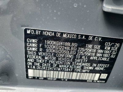 2026 Honda HR-V EX-L