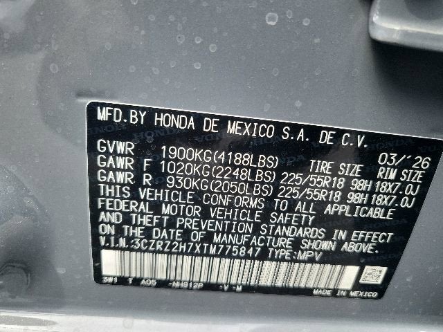 2026 Honda HR-V EX-L