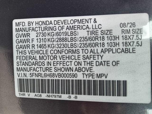 2027 Honda Odyssey EX-L
