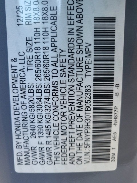 2026 Honda Passport RTL