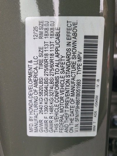 2026 Honda Passport TrailSport Elite