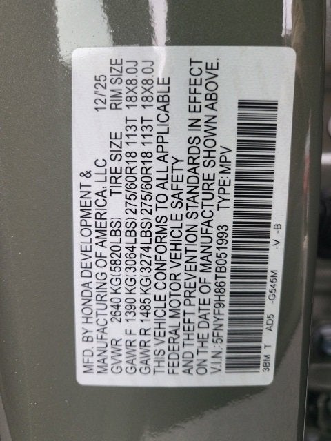 2026 Honda Passport TrailSport Elite