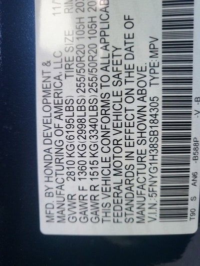 2025 Honda Pilot Sport