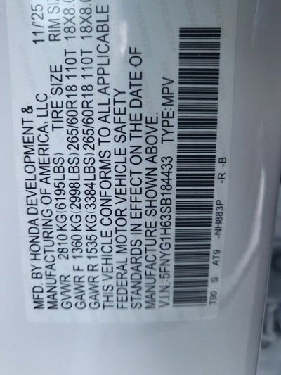 2025 Honda Pilot TrailSport