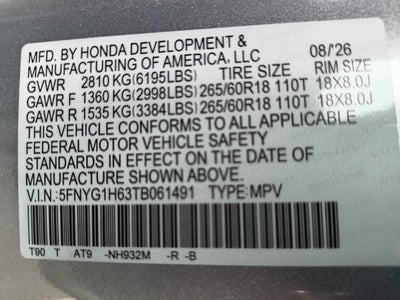 2026 Honda Pilot TrailSport