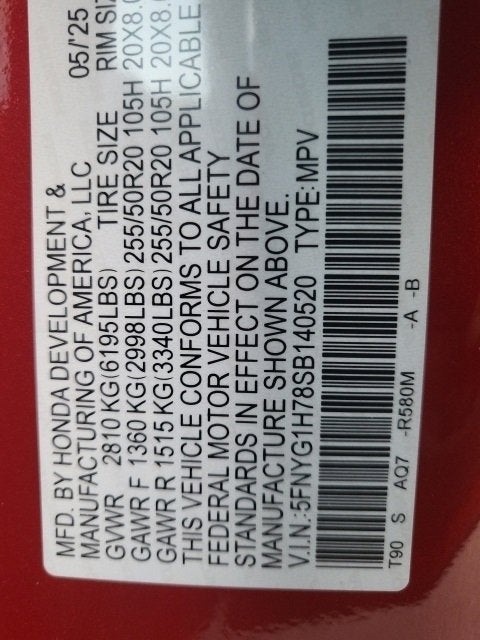 2025 Honda Pilot Touring