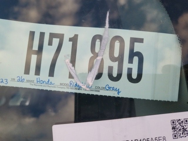 2026 Honda Ridgeline RTL