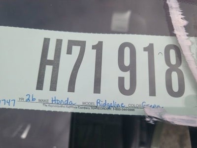 2026 Honda Ridgeline TrailSport