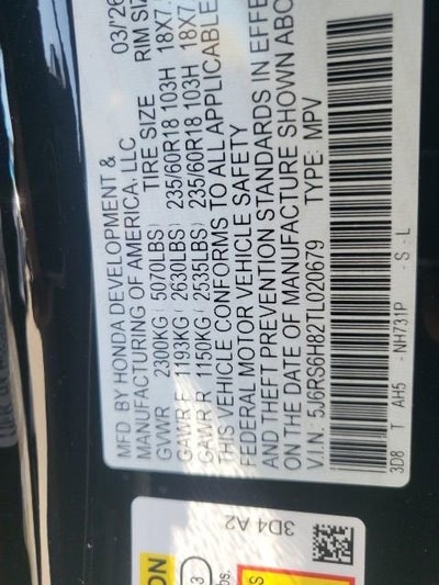 2026 Honda CR-V Hybrid Sport-L