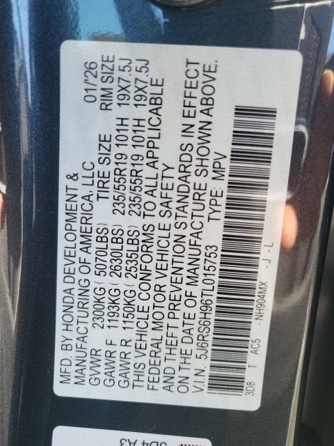 2026 Honda CR-V Hybrid Sport Touring