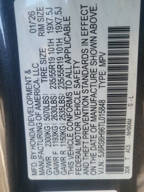 2026 Honda CR-V Hybrid Sport Touring