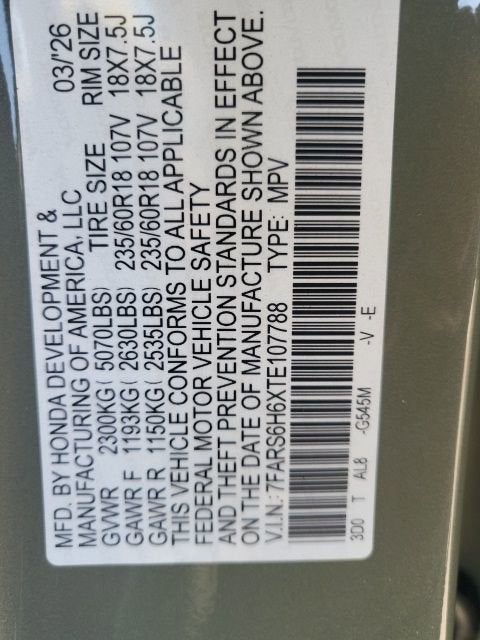 2026 Honda CR-V Hybrid TrailSport