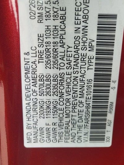 2026 Honda CR-V Hybrid Sport-L