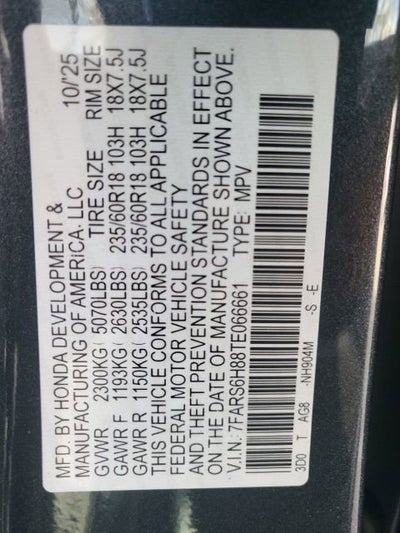 2026 Honda CR-V Hybrid Sport-L