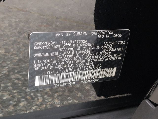 2026 Subaru Outback Touring XT