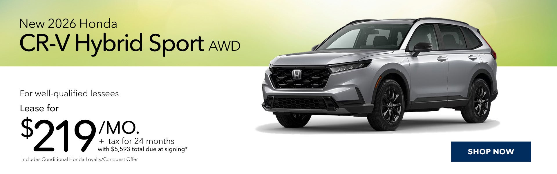 New 2026 Honda CR-V Hybrid Sport AWD