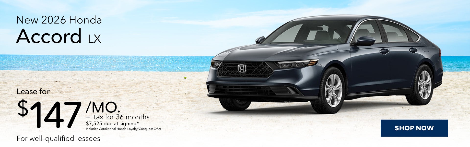 New 2026 Honda Accord SE