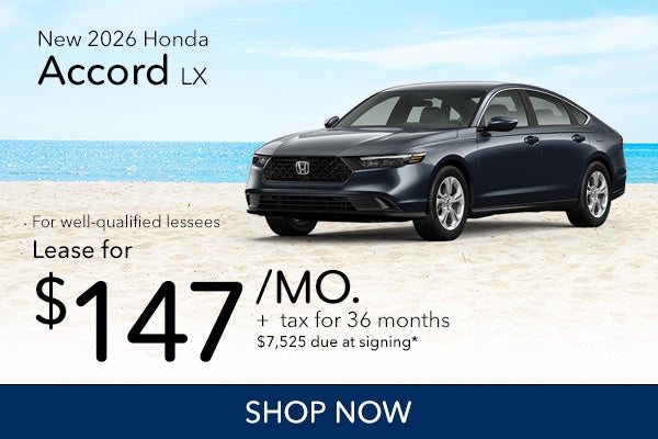New 2026 Honda Accord LX