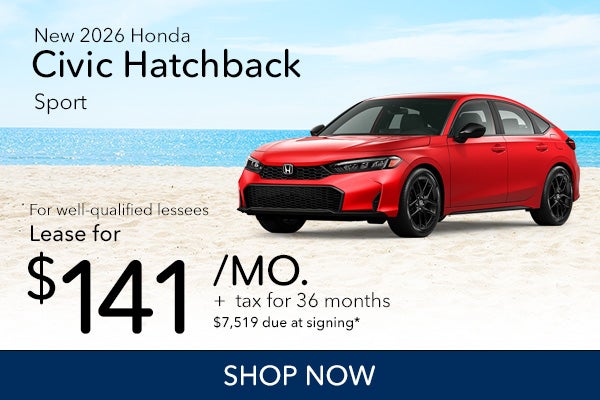New 2026 Honda Civic Hatchback Sport