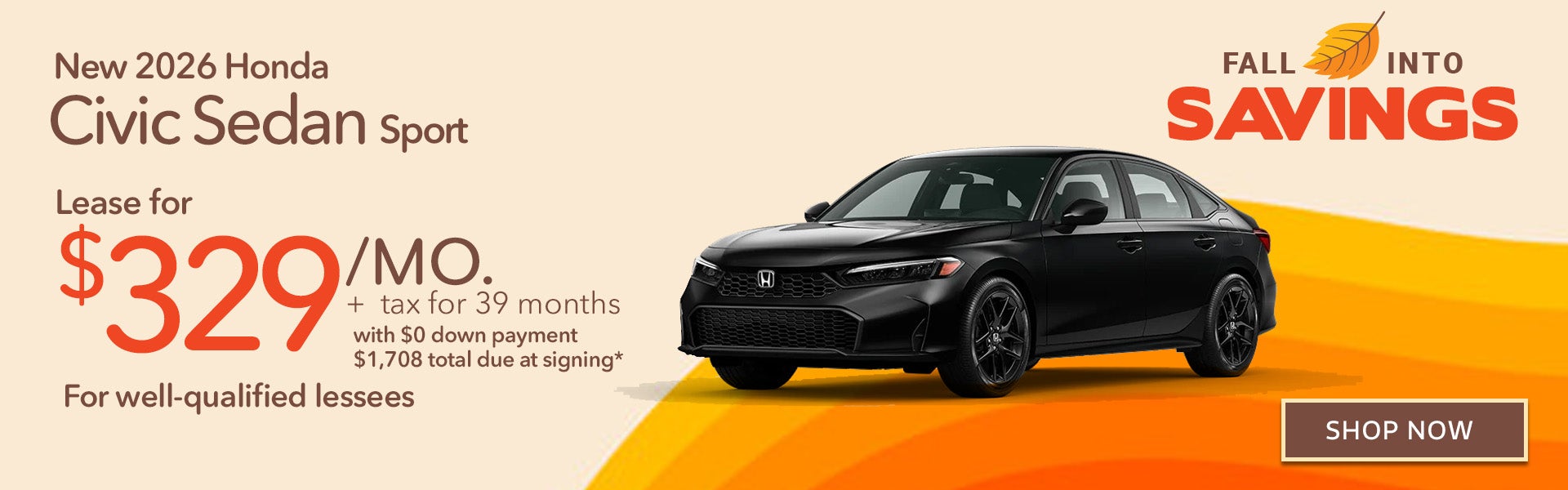 New 2026 Honda Civic Sedan Sport